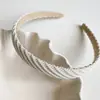 Nueva Diadema Maillard Otoño e Invierno para Mujer Estilo Occidental de Gama Alta Moda Diadema Superior Craneal Pinza para Lavarse la Cara Recogido de Cabello Tocado