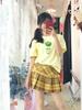 Camiseta de manga corta oversize estampada top algodón manga corta camiseta diseño para mujer este verano estudiantes