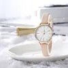 Shengke SK Nuevo Simple Moda Casual Cuarzo Correa de Fibra de Agua Reloj Redondo Estudiante
