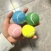 Pelota de tenis rosa personalizada para entrenamiento de niñas y mujeres principiantes, Juguete de pelota de tenis multifuncional rosa claro para mascotas