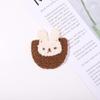 Computador bordado fábrica patch down jacket bordado patch bonito urso cabeça arco bolso cartoon bordado pano patch