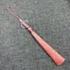 12B-7 Borla de Cuentas de Medusa Flecos Largos Traje Antiguo Hanfu Qipao Falda Mamian Nubes Traseras Accesorios Banbu