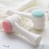 Escova de lavar rosto de silicone multifuncional instrumento de limpeza manual doméstico escova de limpeza de pelos macios escova de massagem dupla face atacado