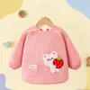 Babero Impermeable de Pana para Bebé para Comer, Anti-Suciedad, Otoño e Invierno, Babero Unisex para Bebé, Babero Infantil