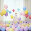 Globos de Látex Escena Decorativa, Globos Serie Color Macarrón, Varios Globos Gruesos de Colores para Decoraciones de Fiesta de Cumpleaños y Bodas