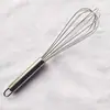 Fabricante Original Todo Acero Inoxidable 304 Batidor de Huevos Manual Mango de Tubo 8 Pulgadas 9 Pulgadas 10 Pulgadas 11 Pulgadas 12 Pulgadas Horneado