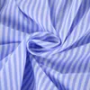 Conjunto de pijama largo de algodón puro a rayas para talla grande, manga larga y pantalón largo, holgado, 2026, otoño europeo y americano, venta al por mayor, nueva ropa de casa para mujer