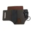 Spot Wild Survival EDC Herramientas Tácticas Funda de Cuero Herramienta de Defensa en la Jungla Bolsa de Cintura Linterna Clip Trasero Funda de Cuero
