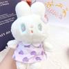 Saia saia de pelúcia fofa pingente de coelho Boneca Boneca mini pingente presente para crianças acessórios de bolsa requintados atacado