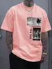 Camisetas Estampadas com Letras de Nova York Masculinas Marca de Luxo Camiseta C