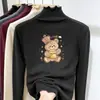 Ropa interior térmica para niñas Top con volantes para niños Se puede usar por fuera Elegante ropa interior de terciopelo alemán Ropa de otoño e invierno para niñas pequeñas