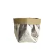 Bolsa de Papel Kraft Lavable Alemana con Logo Imprimible Almacenamiento de Brochas de Maquillaje Adornos para Macetas Bolsa de Almacenamiento de Piel de Vaca para Refrigerador