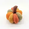 Abóbora de Bebê Bordado Feito à Mão Patchwork DIY Ornamento de Boneca Presente para Estudante Artesanato Tradicional Arte em Tecido Pingente de Pera