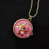 Reloj de Bolsillo Giratorio de Dibujos Animados de Venta Caliente Reloj de Bolsillo para Niños Reloj Giratorio Giroscopio del Zodiaco