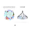 Accesorios para Piercing Binkes Aleación de Titanio F136 Circonita 5A Rosca Externa Cabezal Tornillo para Oreja, Labio, Ombligo Brocas de Repuesto