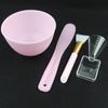 Juego de cuencos de silicona para mascarillas de belleza DIY, cepillo de ajuste para mascarillas, palo de ajuste para mascarillas, cuchara medidora, herramienta para mascarillas caseras