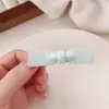 Pinza para el Cabello con Lazo de Puntos Azules Pinza de Pato Diseño de Nicho Pinza Lateral para Flecos Corazón de Niña Pinza Versátil Accesorios para el Cabello