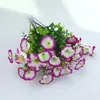Set de 3 piezas de eucalipto artificial y flores de campanilla para decoración del hogar y exterior, plantas verdes artificiales