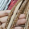 Nueva Cuerda Trenzada de Diamantes de Imitación de Media Vidrio Cuerda de Zapato de Diamante de Vidrio Estéreo Accesorios para Ropa Cuerda Decorativa de Diamantes de Imitación para Sandalias