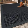 Alfombra de Piso Moderna Entrada de Villa de Lujo Felpudo de Fibra Elástica Entrada Exterior Resistente al Desgaste Antideslizante Felpudo de Entrada Alfombra Resistente a la Suciedad