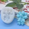 Molde de Silicona con Forma de Flor para Hornear DIY Pastel Fondant Chocolate Galleta