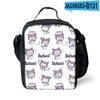 3D Nuevo Producto Periférico Sanrio Kuromi Kuromi Bolsa de Almuerzo Estudiantes de Primaria Tela Oxford Bolso de Hombro Bolso de Hombro