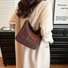 Nueva bolsa de cuadros retro de otoño e invierno para mujer de gran capacidad Bolso tote para mujer tendencia de moda ins bolso para mujer al por mayor