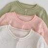 Cárdigan de punto para bebé niña 2025 Nuevo Infantil Delgado de Manga Larga Ropa de Protección Solar Algodón Suéter Transpirable Camisa para Aire Acondicionado