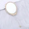 Espelho Redondo Pequeno Criativo DIY com Contas, Espelho Portátil Colorido de Alta Definição, Espelho de Mão para Maquiagem para Mulheres, Venda por Atacado do Fabricante em Estoque