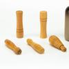 Mango de Tronco Mango a Través del Agujero Cubo Fábrica Venta al por Mayor Nogal Accesorios para Herramientas Mango Cuerda para Saltar Mango de Madera Madera Maciza