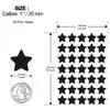 Adesivos de Estrela para Crianças Recompensa Adesivos de Estrela de Cinco Pontas Multicor Alunos do Ensino Fundamental Adesivos de Rosto Sorridente Adesivos de Elogio à Autodisciplina