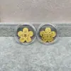 Concha de Agua Oro Puro 999 Tesoro de Riqueza Gato de la Fortuna Pegatina Dorada para Teléfono Móvil Tienda de Oro Promoción de Transmisión en Vivo Regalo para Atraer Clientes
