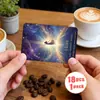 Modelo Nuevo Transfronterizo 18 Tarjetas/Paquete Cielo Estrellado Misterioso Texto de Meditación Tarjetas Interactivas Energía Positiva del Sol Tarjetas Inspiradoras