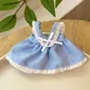 [Solo Ropa de Bebé] Colgante de Peluche Hello Kitty Rosa con Ropa de Repuesto Lazo Vestido de Princesa Accesorios para Ropa de Bebé