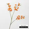 Bestseller transfronteiriço: Flor artificial Phalaenopsis de 3 hastes, flor falsa para sala de estar, mesa de jantar, decoração de arranjo de flores, decoração de corredor de hotel