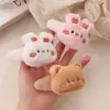 Pasador de Peluche Oso de Dibujos Animados Conejo BB Clip Accesorios para el Cabello Lindo Otoño e Invierno Niña Pinza Dulce para Flequillo Pasador