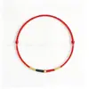 Pulsera de Oro Puro 999 con Cuentas de la Suerte, Hilo Rojo para el Año de Nacimiento, Mes Completo del Bebé, Adulto, Ceremonia de Apertura, Joyería de Oro, Regalo Casual