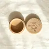 Caja para Dientes de Bebé, Caja de Madera Maciza para Dientes de Leche Infantil, Caja de Almacenamiento de Dientes, Caja de Almacenamiento de Dientes, Cordón Umbilical y Cabello Fetal, Caja de Madera Conmemorativa