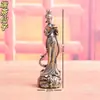 Adornos Decorativos de Latón Estilo Antiguo de Cuatro Hadas, Mascotas de Té para Mesa de Té de Hadas, Estatuillas de Bronce, Manualidades para Escritorio, Sala de Estar, Oficina
