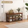 Zapatero de bambú, zapatero multicapa, estante de almacenamiento, banco para cambiarse los zapatos, zapatero simple y económico para uso doméstico en la entrada de la sala de estar