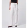 Calça Casual Wide Leg Feminina de Linho e Tencel com Cordão Longa - Verão 2026