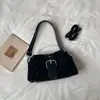 Nuevo bolso de hombro para mujer estilo japonés y coreano con diseño de oso, bolso cruzado de gamuza invierno 2026, bolso de felpa retro a la moda