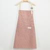 Delantal de Cocina para Uso Doméstico, Impermeable y a Prueba de Aceite, Delantal de Cocina de Algodón y Lino de Moda, Ropa de Trabajo Transpirable, Ropa de Trabajo Personalizada Cómoda