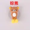 Suministros de Baño Creativos Animales de Dibujos Animados Ventosa Soportes para Cepillo de Dientes Soportes para Cepillo de Dientes de Baño sin Costuras Colgante para Cepillo de Dientes