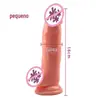 Dispositivo de Masturbação Feminina em Formato de Pênis, Dildo Transparente Sem Ovo, Brinquedos Sexuais Adultos Jj Venda Quente Atacado Alta Simulação