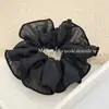 Estilo Coreano Simple Color Sólido Borde de Malla Goma para el Cabello Dulce Moda Goma para Cola de Caballo Celebridad de Internet Goma para Moño Goma Elástica