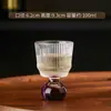 Copo de Cristal Lapidado Francês Retrô para Cocktail Alta Aparência Xícara para Chá da Tarde Atmosfera de Bar em Casa Taça Pequena de Vinho