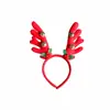 Decorações de Natal 2024 argola com cabeça de sino presilha de cabelo fivela de cabeça de chifre de veado de Natal festa de fim de ano
