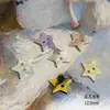 Botones coloridos pequeños de peces, mariposas, monedas, nubes, estrellas, triángulos, de dos agujeros irregulares y color degradado para ropa de niños y mujeres DIY