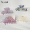 Wjia Fantasía Clip Francés de Ácido Acético Clip Cola de Pez Tiburón Alto Sentido Clip para Pelo Cola Cónica Alta Accesorios para el Cabello para Mujeres